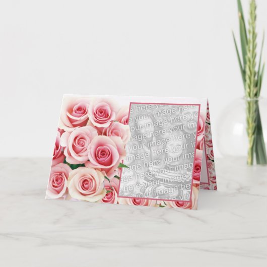 Roze Roos Romantiek - Sjabloon (Voorkant)