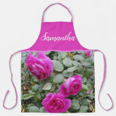 Roze  Roos Rozen  afval Apron Schort (Voorkant)