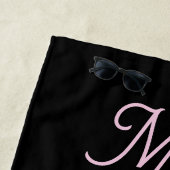 Roze  Roos Rozen Waterverf moeder moeders Strandlaken (In situ)