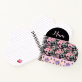 Roze Roos Rozen Waterverf Moeders Journal Notitieboek (Binnen)