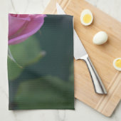 Roze Roos Theedoek (Quarter Fold)