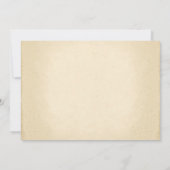  roze roos typografisch vrijgezellenfeest Uitnodig Kaart (Achterkant)