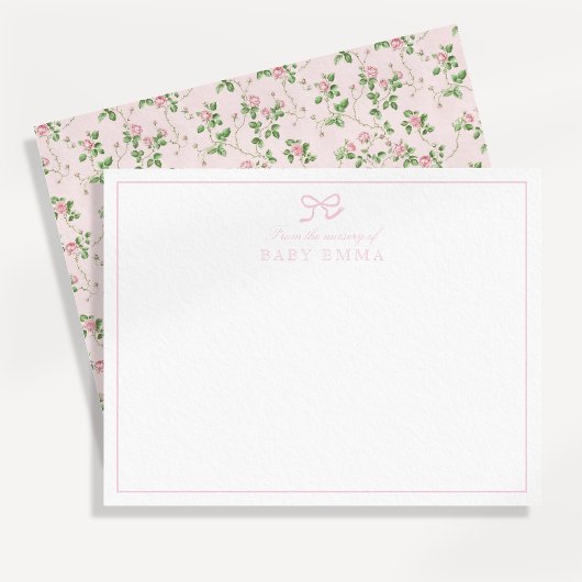  roze roos van de Kaart van de kwekerij