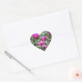  roze  Roos ventilatorkaart Magn Hart Sticker (Envelop)