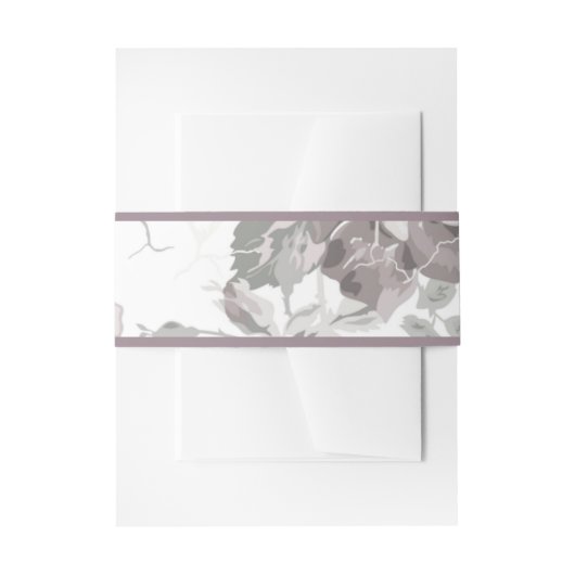 Roze roos verloving uitnodigingen wikkel (Voorkant Voorbeeld)