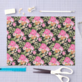 Roze roos Victoriaans patroon Tissuepapier (Craft)