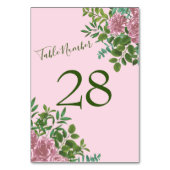 Roze Roos Vintage Bruiloft Kaart (Voorkant)