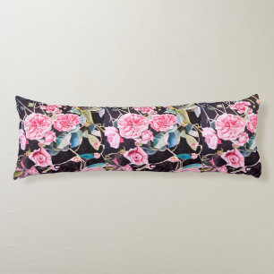 Roze Roos Waterverf Bloemen Bloemenschilderij Lichaamskussen
