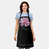   roze roosnaam Rosie schattig boho Schort (Gedragen)