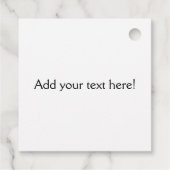 Roze Rose Bedankjes Labels (Achterkant)