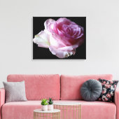 roze rose Bloemen Modern eenvoudige stijlvolle ch Canvas Afdruk (Insitu (Woonkamer))