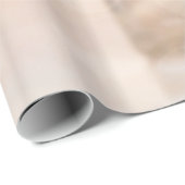 Roze Rose Blue Hydrangea Vase Bouquet Rozen Bloem Cadeaupapier (Rol Hoek)