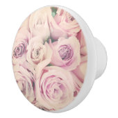 Roze Rose Blush Keramische Pull Knop (Rechts)