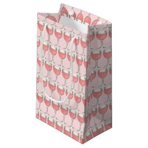 Roze Rosé Blush Wijn Glas Wijngaard Bruidsdiner Klein Cadeauzakje