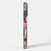 Roze Rose Border Collie iPhone / iPad case (Achterkant / Rechts)