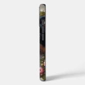 Roze Rose Border Collie iPhone / iPad case (Achterkant / Links)