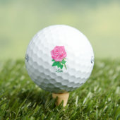 Roze Rose Callaway Supersoft golfballen met tekst (Insitu Shirt)
