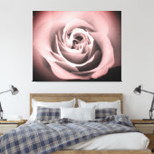 Roze Rose Canvas Afdruk (Insitu (Slaapkamer))