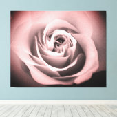 Roze Rose Canvas Afdruk (Insitu (Houten vloer))