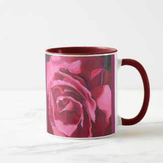 Roze Rose Ceramic Coffee Mok