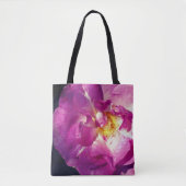 Roze Rose Custom All-Over-Print Canvas tas (Voorkant)