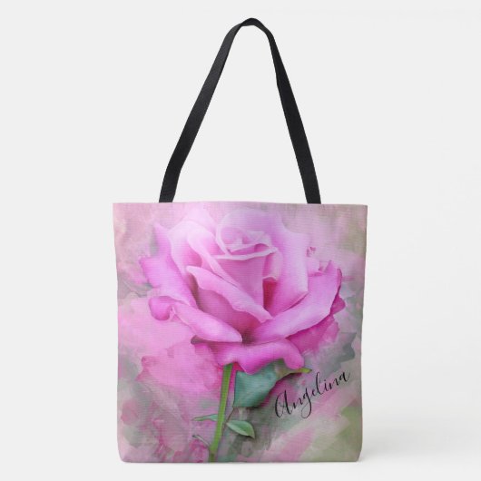 Roze Rose Draagtas (Voorkant)