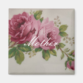 Roze Rose Elegance Magneet