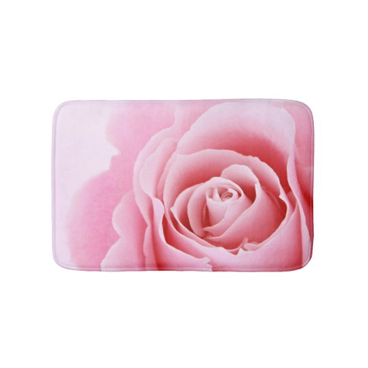 Roze Rose Floral Bath Mat (Voorkant)