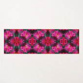 Roze Rose Flower Abstract Yogamat (Voorkant (horizontaal))