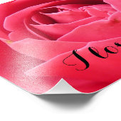 Roze Rose Foto Afdruk (Hoek)