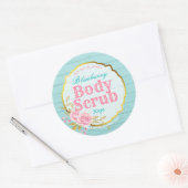 Roze Rose  Glitter Body Scrub Labels (Envelop)