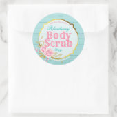 Roze Rose  Glitter Body Scrub Labels (Tas)