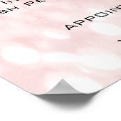 Roze Rose Glitter Makeup Eyes Lashes Prijzen Poster (Hoek)