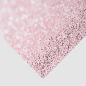 Roze Rose Gold Blush Glitter Delicate White Girly Tissuepapier (Detail)
