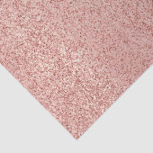 Roze Rose Gold Blush Metallic Glam Tissuepapier (Detail)