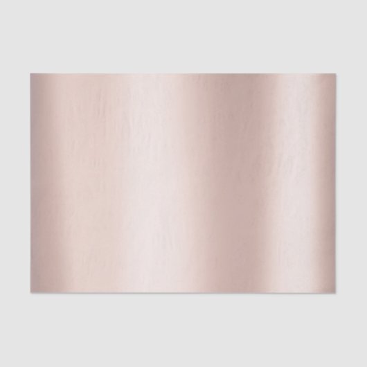 Roze Rose Gold Blush Metallic Powder Blush Tissuepapier (Voorkant)