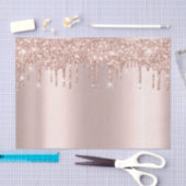 Roze Rose Gold Blush Metallic Spark Glitter Tissuepapier (Craft)