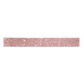 Roze Rose Gold Glitter Kerstmis Lint (Voorkant)