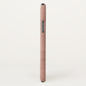 Roze Rose Gold Metaal Elegant Monogram Case-Mate iPhone Case (Achterkant / rechts)