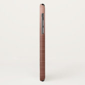 Roze Rose Gold Metaal Elegant Monogram Case-Mate iPhone Case (Achterkant/links)