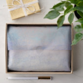 Roze Rose Gold Metallic Blush Blue Ocean Tissuepapier (Geschenk)