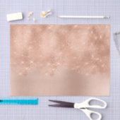 Roze Rose Gold Metallic Blush Powder Glitter Tissuepapier (Craft)