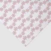 Roze Rose Gold Snowflake Winter Sweet 16 Tissuepapier (Detail)