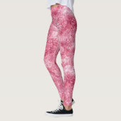 Roze Rose Gold Waterverf Leggings (Links)