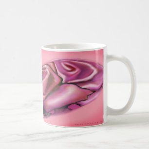 Roze Rose Heart Koffiemok