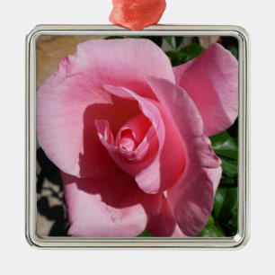Roze Rose III Tuin Bloemen Metalen Ornament