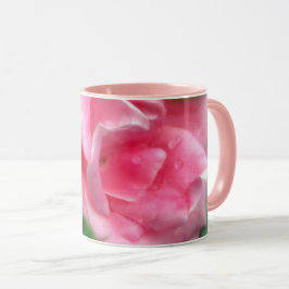 Roze Rose in Full Bloom Beverage Mok