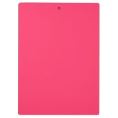 Roze Rose Klembord (Achterkant)