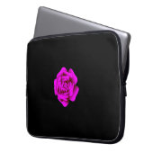 Roze Rose Laptop Sleeve (Voorkant Links)