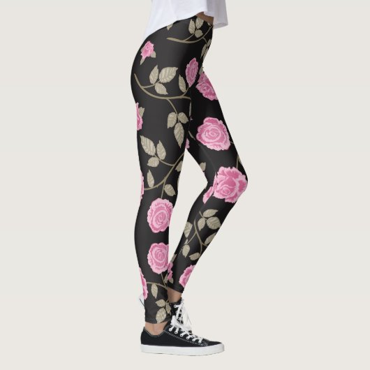 Roze Rose Leggings (Rechts)